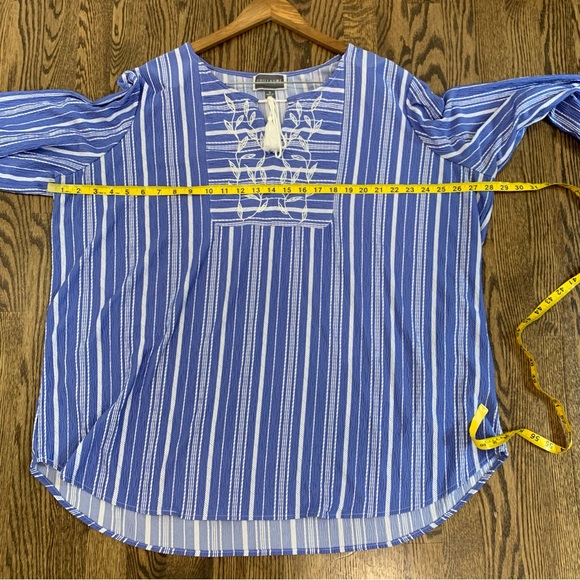 Guillaume stripe peasant blouse - Picture 4 of 7